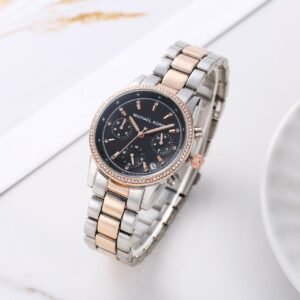 Michael Kor_s Bryant Chronograph 2Ton-Copper-Black