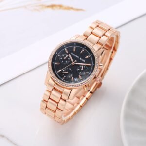 Michael Kor_s Bryant Chronograph Copper-Black