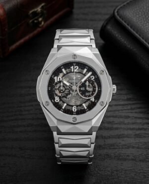 Hublo_t BigBang Tourbillion Silver-Black