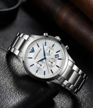 Emporio Arman_i Classic Silver-White-Blue